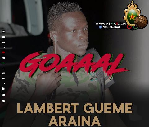 COUPE DE LA CAF : Lambert ARAINA ouvre son compteur but avec l’AS FAR.