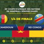 25e CAN handball séniors dames : Cameroun affronte la RDC en Quart de finale ce mercredi